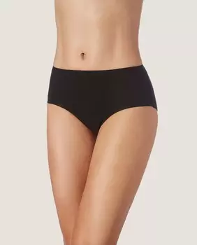 Высокие менструальные трусики со средней впитываемостью из экологически чистой соевой ткани ZD, черный