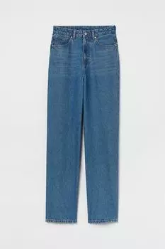 Высокие мешковатые джинсы 90-х H&amp;M, синий деним