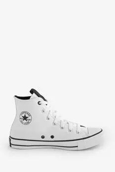 Высокие молодежные кроссовки Chuck Taylor All Star Converse, белый