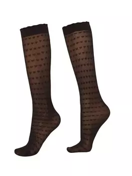 Высокие носки Calzedonia, черный