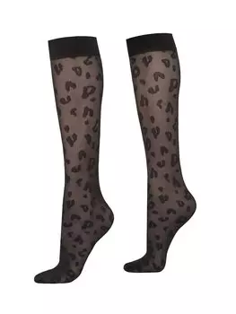 Высокие носки Calzedonia, черный