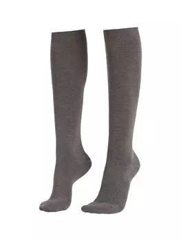 Высокие носки Calzedonia, темно-серый