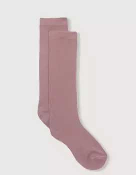 Высокие носки простой вязки для девочек Gocco, цвет Maquillaje
