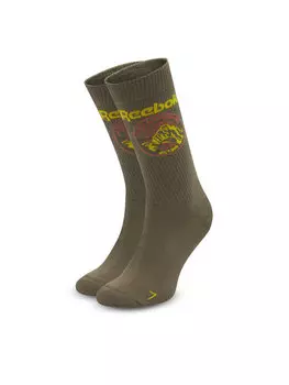 Высокие носки Reebok, хаки