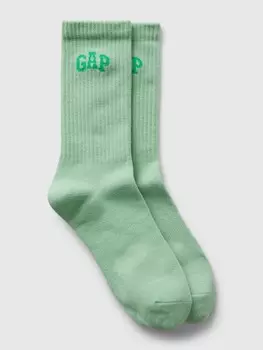 Высокие носки с логотипом Gap, зеленый