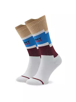 Высокие носки унисекс Tommy Jeans, мультиколор