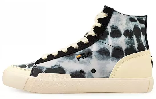 Высокие парусиновые туфли Block High для мужчин с высоким берцем University Blue/Black/White Fila Fusion