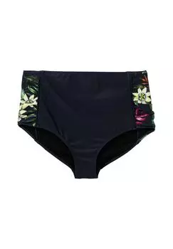 Высокие плавки бикини с цветочным принтом Sheego by JoeBrowns, цвет Marine Gemustert