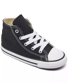 Высокие повседневные кроссовки Chuck Taylor для малышей и малышей от Finish Line Converse, черный