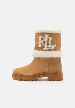 Высокие сапоги Carter Boots Mid Lauren Ralph Lauren, цвет camel/natural