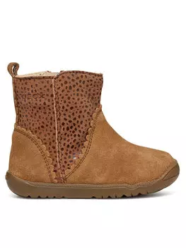 Высокие сапоги Geox B Macchia Girl B264PA 00722 C6627, коричневый