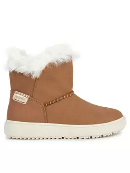 Высокие сапоги Geox J Theleven Girl J36HUD 000AU C6627 S, коричневый