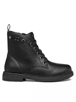 Высокие сапоги Geox Jr Eclair J169QI 0003W C9999 M, черный