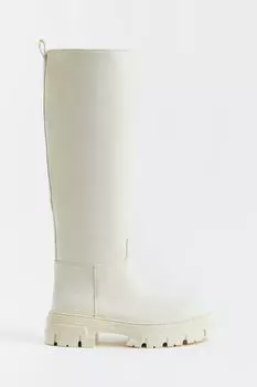 Высокие сапоги H&amp;M, белый