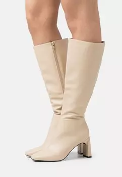 Высокие сапоги ISABELLA BLOCK HEEL Rubi Shoes by Cotton On, бежевый