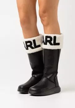 Высокие сапоги KAPRI KOSI HIGH BOOT KARL LAGERFELD, черный/белый