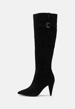 Высокие сапоги КОЖА Zign, черный