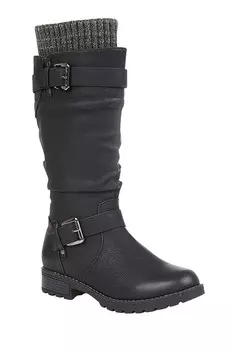 Высокие сапоги Lotus, черный