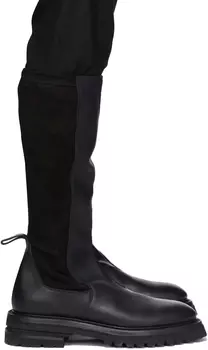 Высокие сапоги SSENSE Exclusive Black Lancer ADYAR