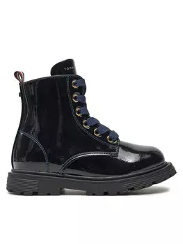 Высокие сапоги Tommy Hilfiger Lace-Up Bootie T1A5-33564-1237 M, темно-синий