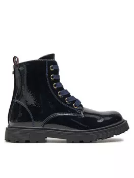 Высокие сапоги Tommy Hilfiger Lace-Up Bootie T1A5-33564-1237 S, темно-синий