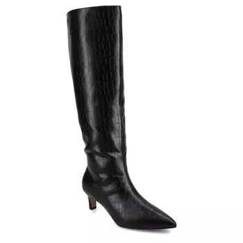 Высокие сапоги Tullip Journee, croco/black faux leather