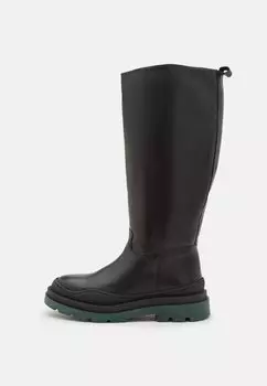 Высокие сапоги VMCECLIEA BOOT Vero Moda, черный/зеленый