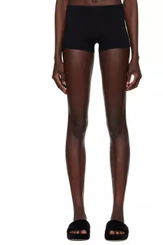 Высокие шорты-бойфренды terne, черный