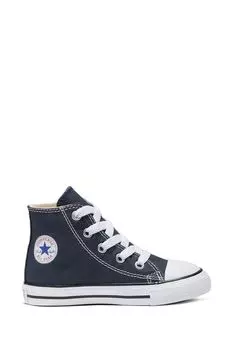 Высокие спортивные кроссовки Chuck Ox Infant Little Kids Converse, синий