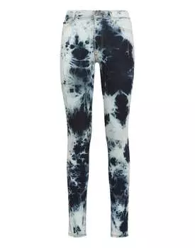 Высокие супер-высокие джеггинсы с талией, отбеленные PHILIPP PLEIN