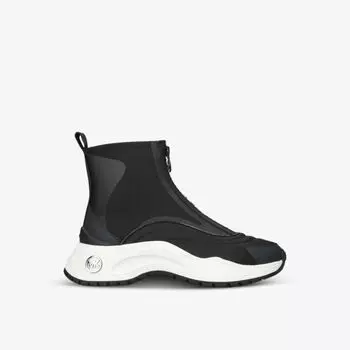 Высокие тканые кроссовки Dara на молнии Michael Michael Kors, черный