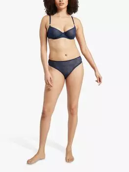 Высокие трусы Nudea, темно-синие