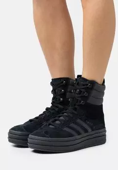 Высокие туфли adidas Originals GAZELLE BOOT, цвет core black