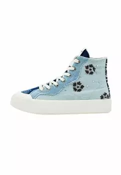 Высокие туфли Desigual, цвет blue