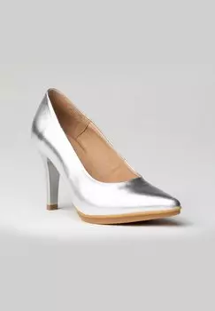 Высокие туфли Eva Maas, серебро