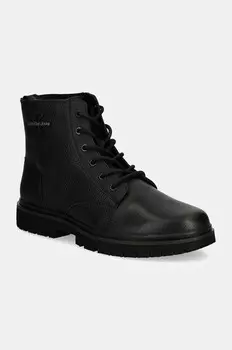 Высокие туфли EVA Mid LACEUP BOOT LTH Calvin Klein Jeans, черный
