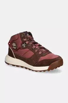 Высокие туфли в стиле ретро Swift Timberland, бордовый
