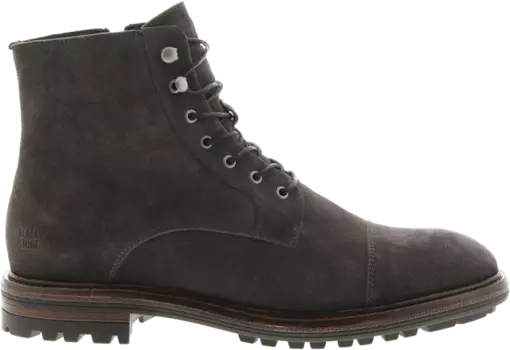 Высокие замшевые ботинки Ug20 с обсидианом Blackstone, серый