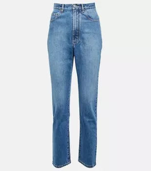 Высокие зауженные джинсы Alaa, Bleu Jeans