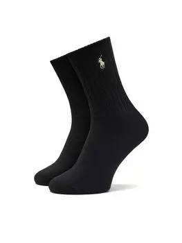 Высокие женские носки 455846847012 Polo Ralph Lauren, черный