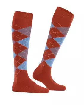 Высокие женские носки Burlington, гранатовый