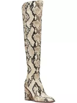 Высокие женские сапоги Dreven выше колена Vince Camuto, цвет shortbread/desert python str p