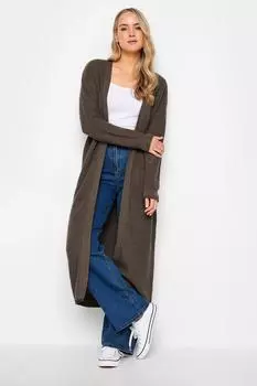 Высокий кардиган с объемными рукавами Long Tall Sally, коричневый