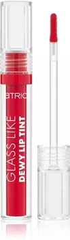 Высоко пигментированный блеск для губ с увлажняющим эффектом Catrice Glass Like Dewy Lip Tint, 050 Regrets? Always! 3 ml