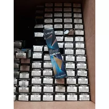 Высокоэффективная краска для волос Lakme Chroma без аммиака Htf 7/64 Медный каштан, Lakme