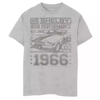 Высококачественная футболка с рисунком винтажного автомобиля Shelby Cobra для мальчиков 8–20 лет Licensed Character