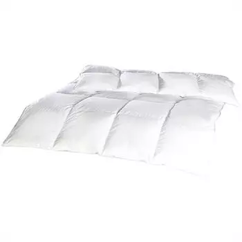 Высококачественное пуховое одеяло 135x200 см, приятный наполнитель, чехол из 100% хлопка, можно стирать в машине, подходит для людей с аллергией на пыль - Oeko-TEX Bestlivings