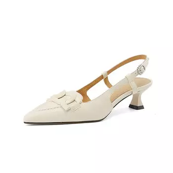 Высококачественные туфли ручной работы на высоком каблуке для женщин Catlv1=Shoes, цвет Apricot