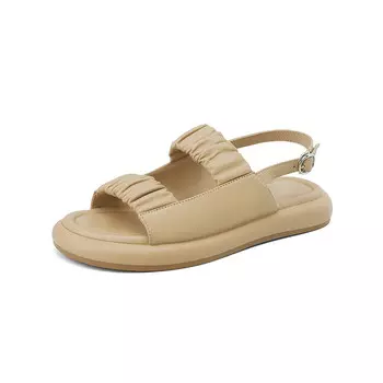 Высококачественные женские пляжные сандалии ручной работы Catlv1=Shoes, цвет Apricot