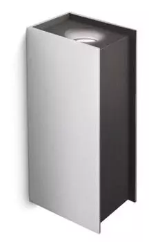 Высококачественный дизайнерский светодиодный настенный светильник Philips Arcitone up & down, серебро